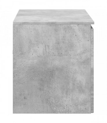 vidaXL Wall-mounted Bathroom Cabinet Concrete Grey 62.5 x 44.5 x 50 cm — V0672200966