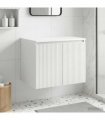 vidaXL Wall-mounted Bathroom Cabinet White 62.5 x 44.5 x 50 cm — V0672200968