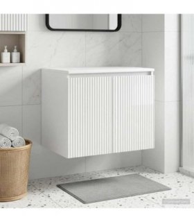 vidaXL Wall-mounted Bathroom Cabinet High Gloss White