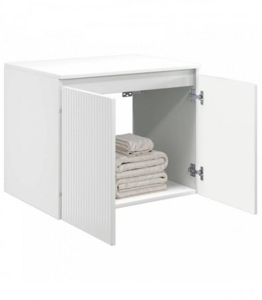 vidaXL Wall-mounted Bathroom Cabinet High Gloss White