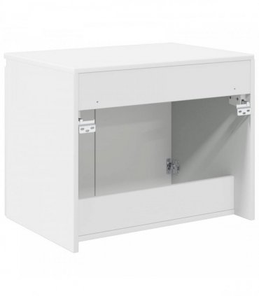vidaXL Wall-mounted Bathroom Cabinet High Gloss White