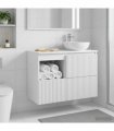 vidaXL Bathroom Cabinet White 30 x 41 x 50 cm Engineered Wood