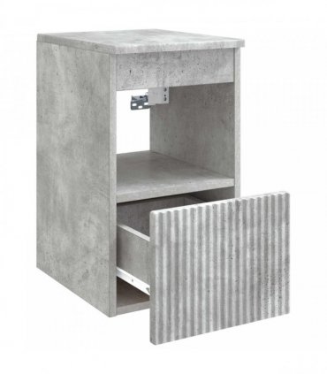 vidaXL Bathroom Cabinet Concrete Grey 30 x 44.5 x 50 cm
