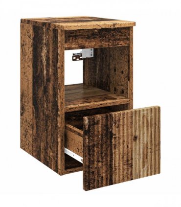 vidaXL Bathroom Cabinet Old Wood 30 x 41 x 50 cm Engineered Wood