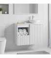 vidaXL Bathroom Cabinet White 30 x 35 x 50 cm Engineered Wood