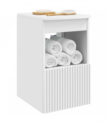 vidaXL Bathroom Cabinet White 30 x 35 x 50 cm Engineered Wood