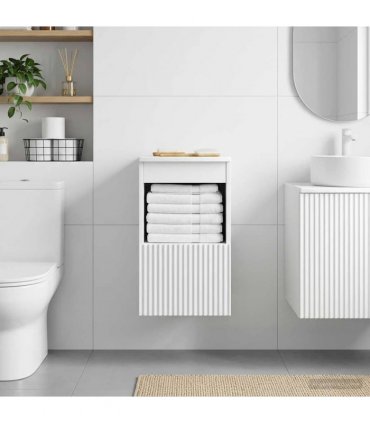 vidaXL Bathroom Cabinet White 30 x 35 x 50 cm Engineered Wood