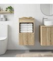 vidaXL Bathroom Cabinet Sonoma Oak 30 x 41 x 50 cm Engineered Wood