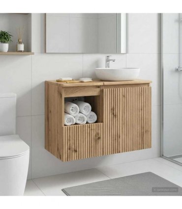 vidaXL Bathroom Cabinet Artisan Oak 30 x 41 x 50 cm Engineered Wood