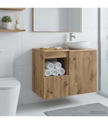 vidaXL Bathroom Cabinet Artisan Oak 30 x 35 x 50 cm Engineered Wood