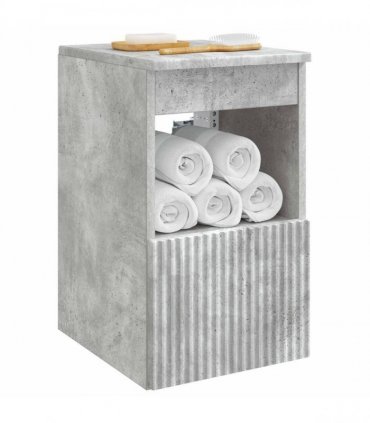 vidaXL Bathroom Cabinet Concrete Grey 30 x 35 x 50 cm Engineered Wood