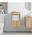 vidaXL Bathroom Cabinet Sonoma Oak 30 x 44.5 x 50 cm Engineered Wood