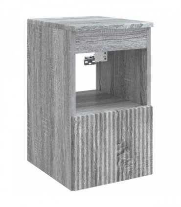 vidaXL Bathroom Cabinet Grey Sonoma 30 x 41 x 50 cm Engineered Wood