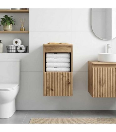 vidaXL Bathroom Cabinet Artisan Oak 30 x 44.5 x 50 cm Engineered Wood