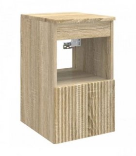 vidaXL Bathroom Cabinet Sonoma Oak 30 x 35 x 50 cm Engineered Wood