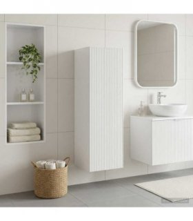 vidaXL Wall-mounted Bathroom Cabinet White 33 x 34.5 x 100 cm
