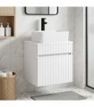vidaXL Wall-mounted Sink Vanity White 49 x 41 x 63 cm Engineered Wood — V0672201065