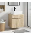 vidaXL Wall-mounted Sink Vanity Sonoma Oak 49 x 41 x 63 cm — V0672201066