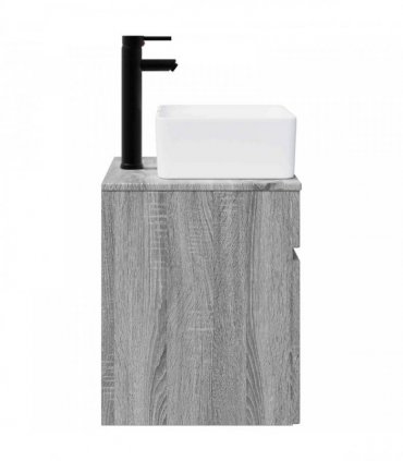 vidaXL Wall-mounted Sink Vanity Grey Sonoma 49 x 41 x 63 cm — V0672201067