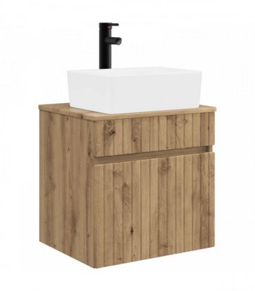 vidaXL Wall-mounted Sink Vanity Artisan Oak 49 x 41 x 63 cm — V0672201069