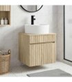 vidaXL Wall-mounted Sink Vanity Sonoma Oak 49 x 44.5 x 65 cm