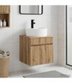 vidaXL Wall-mounted Sink Vanity Artisan Oak 49 x 44.5 x 65 cm