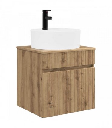 vidaXL Wall-mounted Sink Vanity Artisan Oak 49 x 44.5 x 65 cm