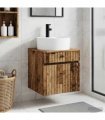 vidaXL Wall-mounted Sink Vanity Old Wood 49 x 44.5 x 65 cm