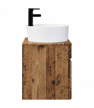 vidaXL Wall-mounted Sink Vanity Old Wood 49 x 44.5 x 65 cm