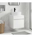 vidaXL Wall-mounted Sink Vanity White 49 x 44.5 x 65 cm