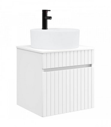 vidaXL Wall-mounted Sink Vanity White 49 x 44.5 x 65 cm