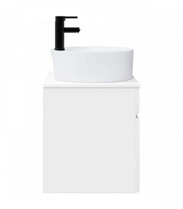 vidaXL Wall-mounted Sink Vanity White 49 x 44.5 x 65 cm