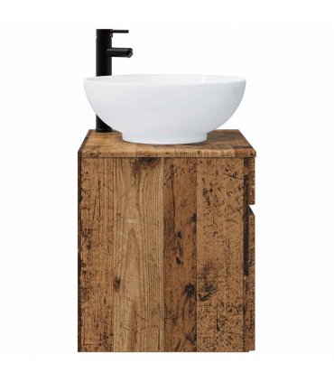 vidaXL Wall-mounted Sink Vanity Old Wood 49 x 44.5 x 66.5 cm