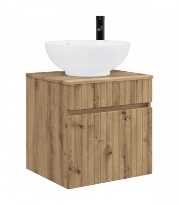 vidaXL Wall-mounted Sink Vanity Artisan Oak 49 x 44.5 x 66.5 cm