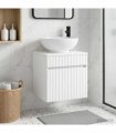 vidaXL Wall-mounted Sink Vanity White 49 x 44.5 x 66.5 cm