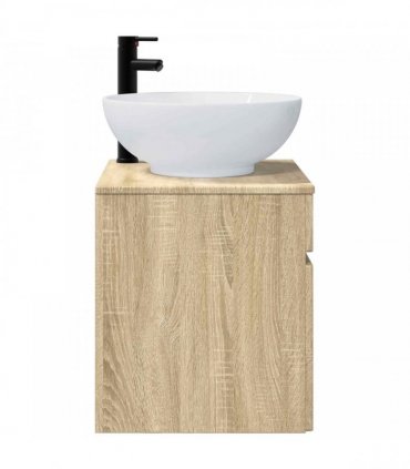 vidaXL Wall-mounted Sink Vanity Sonoma Oak 49 x 44.5 x 66.5 cm