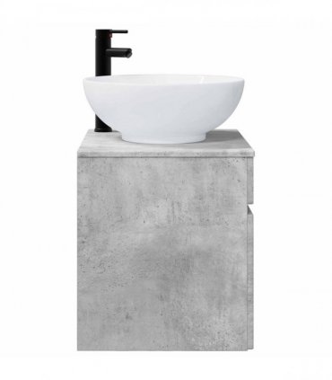 vidaXL Wall-mounted Sink Vanity Concrete Grey 49 x 44.5 x 66.5 cm