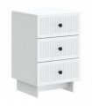 vidaXL Bedside Cabinet White 43 x 41 x 66.5 cm Engineered Wood