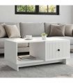 vidaXL Coffee Table White 90 x 50 x 40 cm Engineered Wood — V0672202648