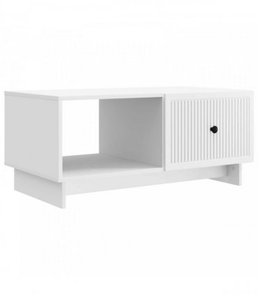 vidaXL Coffee Table White 90 x 50 x 40 cm Engineered Wood — V0672202648