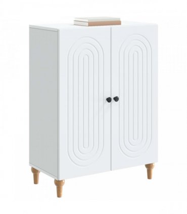 vidaXL Sideboard White 66 x 34.5 x 90 cm Engineered Wood — V0672202652
