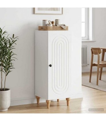 vidaXL Sideboard White 33 x 34.5 x 90 cm Engineered Wood