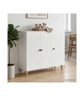 vidaXL Sideboard White 89 x 34.5 x 80 cm Engineered Wood
