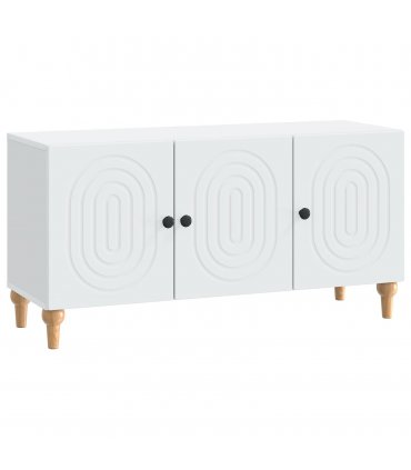 vidaXL TV Cabinet White 99 x 34.5 x 50 cm Engineered Wood