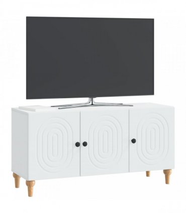 vidaXL TV Cabinet White 99 x 34.5 x 50 cm Engineered Wood