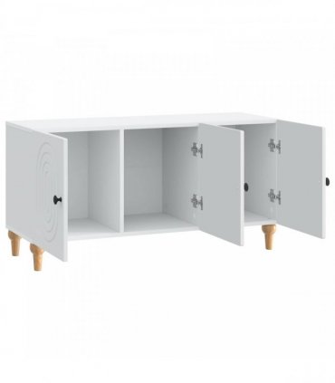 vidaXL TV Cabinet White 99 x 34.5 x 50 cm Engineered Wood