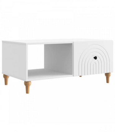 vidaXL Coffee Table White 90 x 50 x 40 cm Engineered Wood — V0672202666
