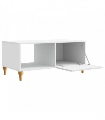 vidaXL Coffee Table White 90 x 50 x 40 cm Engineered Wood — V0672202666