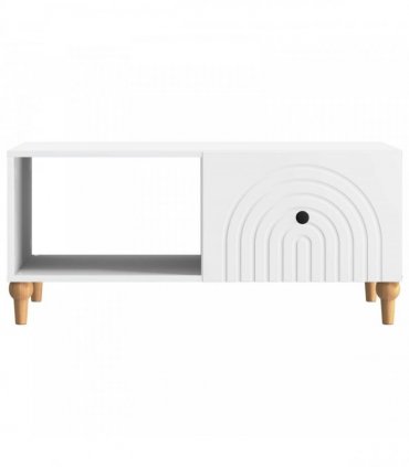 vidaXL Coffee Table White 90 x 50 x 40 cm Engineered Wood — V0672202666