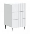 vidaXL Bedside Cabinet White 43x 41 x 68 cm Engineered Wood